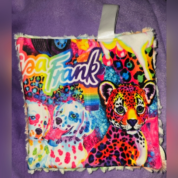 Mini Binky Minky / Minky Blanket to Hook to a Pacifier or Binky - Picture 3 of 3